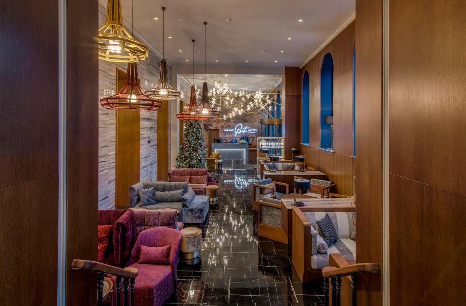 Grand Poet Hotel And Spa By Semarah Riga Ngoại thất bức ảnh The Lounge at the hotel